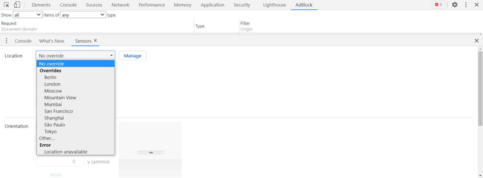 remplacement des outils de développement google chrome
