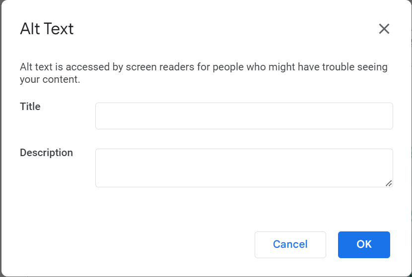 alt text example